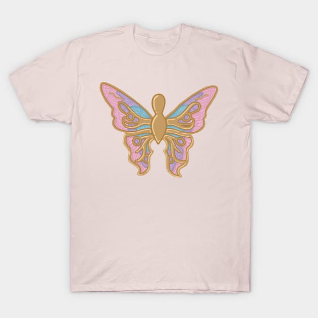 FAIRYTOPIA BUTTERFLY NECKLACE T-Shirt by ulricartistic